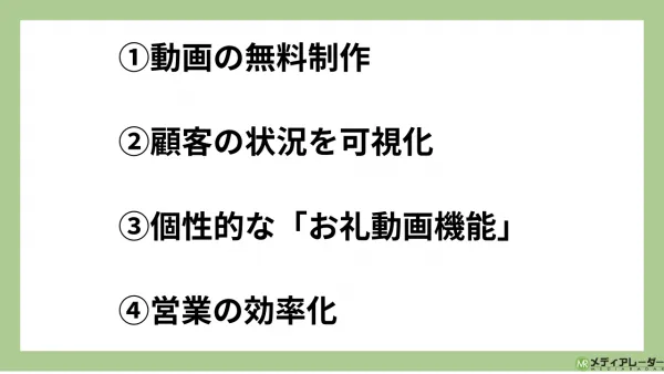 Sales Video Analyticsのメリットについてまとめました。